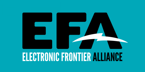 Logo for the Electronic Frontier Alliance